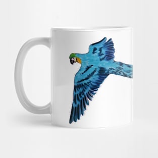 Flying Blue Parrot Mug